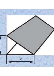 Profil sub forma de triunghi DL 25 (coltar cofrag)